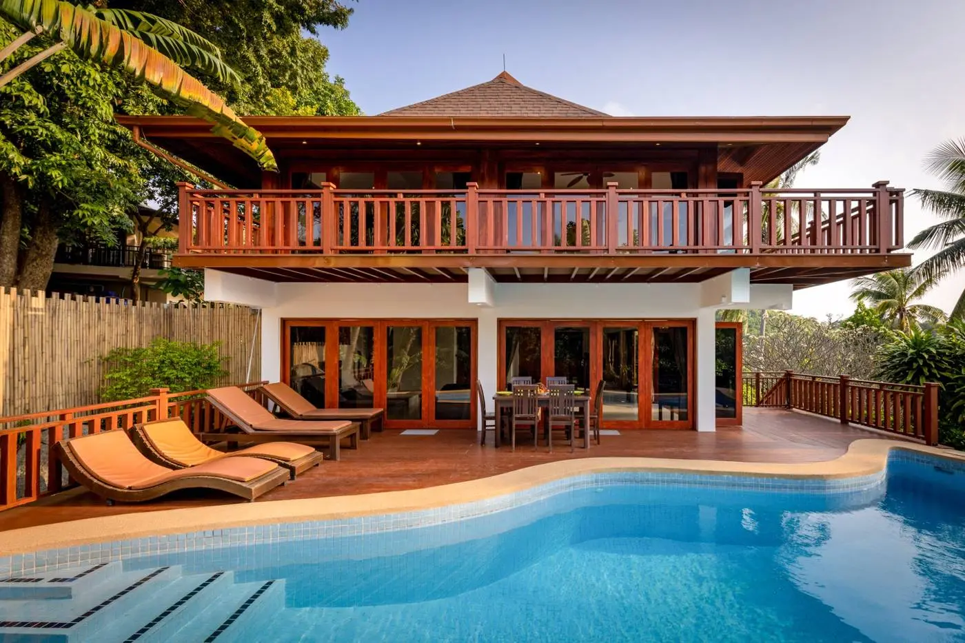 Villa Vadee aerial view, Thong Nai Pan Koh Phangan