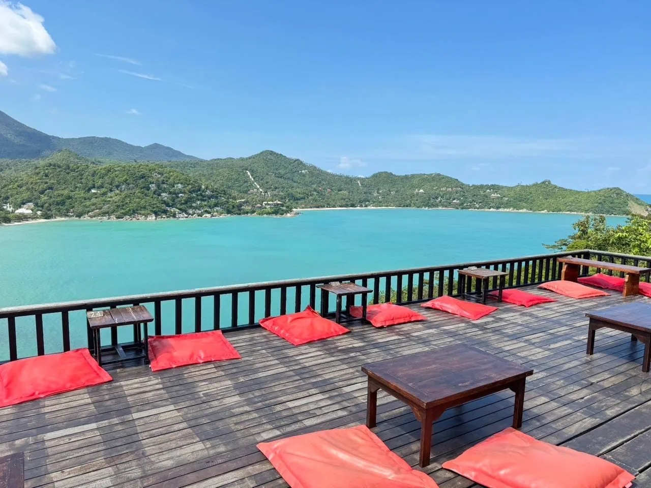 Beach swing overlooking Thong Nai Pan bay, Koh Phangan